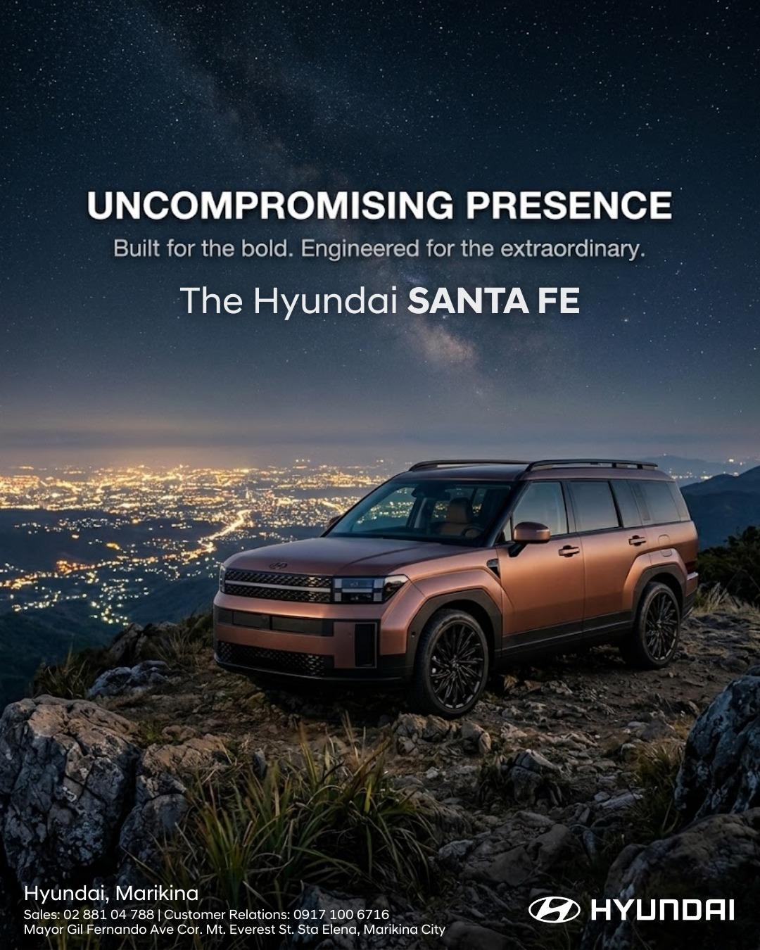 Hyundai SANTA FE uncompromising presence