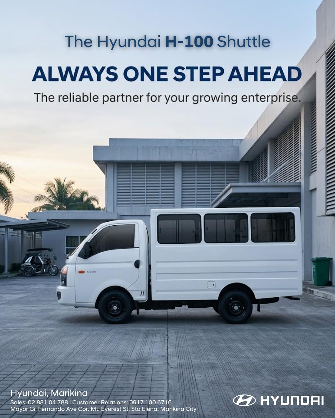 Hyundai H-100 Always one step ahead